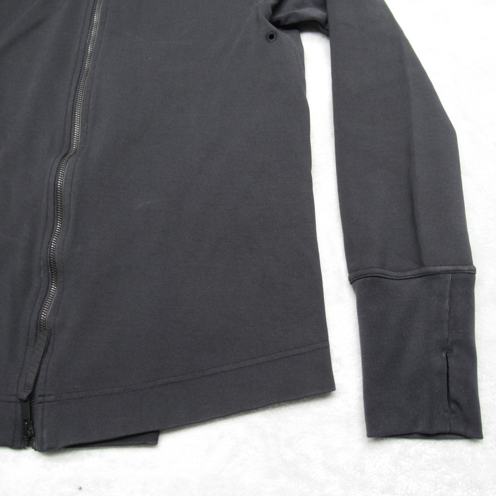 Lululemon City Trek Hoodie Womens 8 Black Pockets Hooded Back Zipper Wicking - Picture 5 of 13